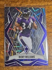 2025 Panini Phoenix Ricky Williams Silver Lazer Prizm #81 Card