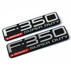 2Pcs Set Left & Right Fender Emblems Kit Badge Fits 1999-04 F350Lariat Superduty