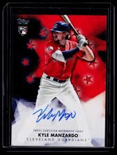 2024 Topps Update Series - Baseball Stars Autographs Kyle Manzardo #BSA-KM 22/25