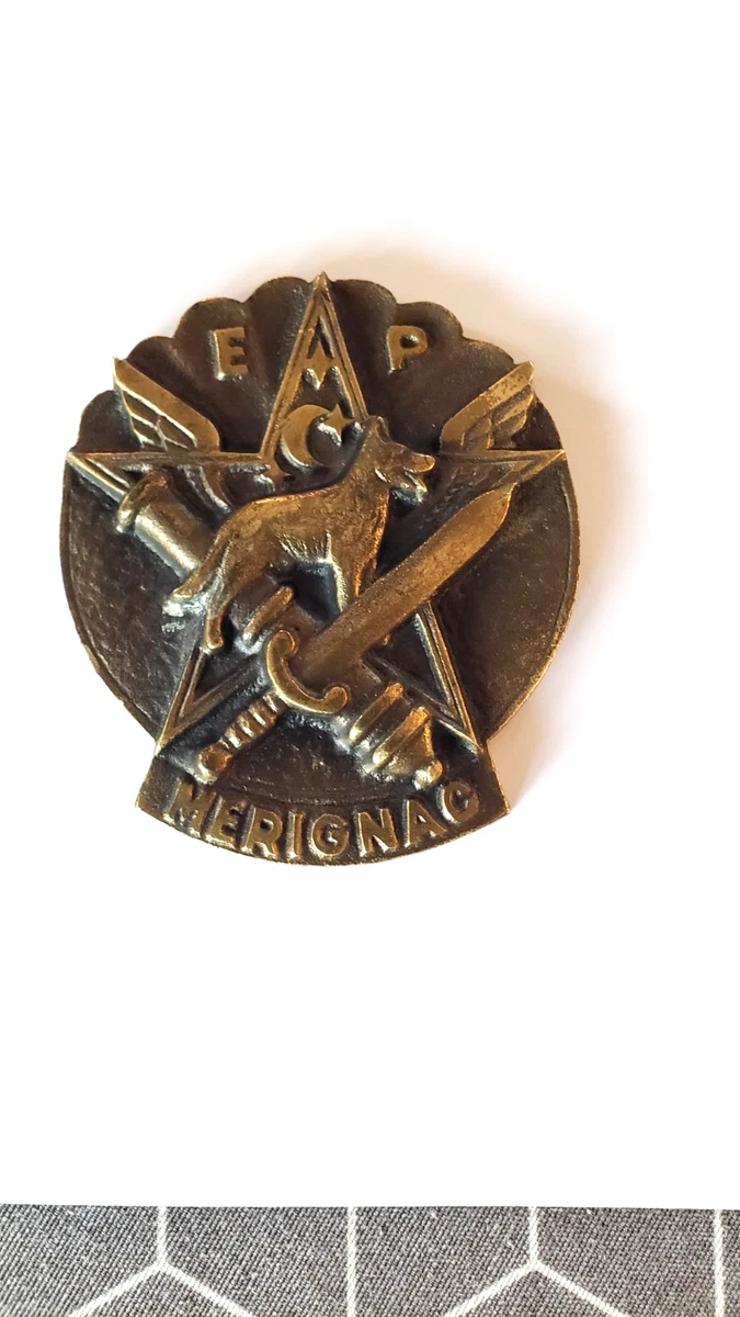 Insigne/pucelle 3 RCS rgt de commandement et de soutien Delsart G2612 (1