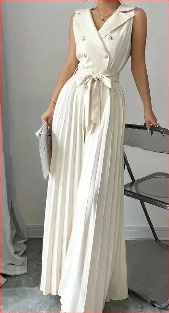 Neuer eleganter Hosenanzug Overall Jumpsuit Gr. XXL 42/44 eventuelle 46 - Bild 3 von 4