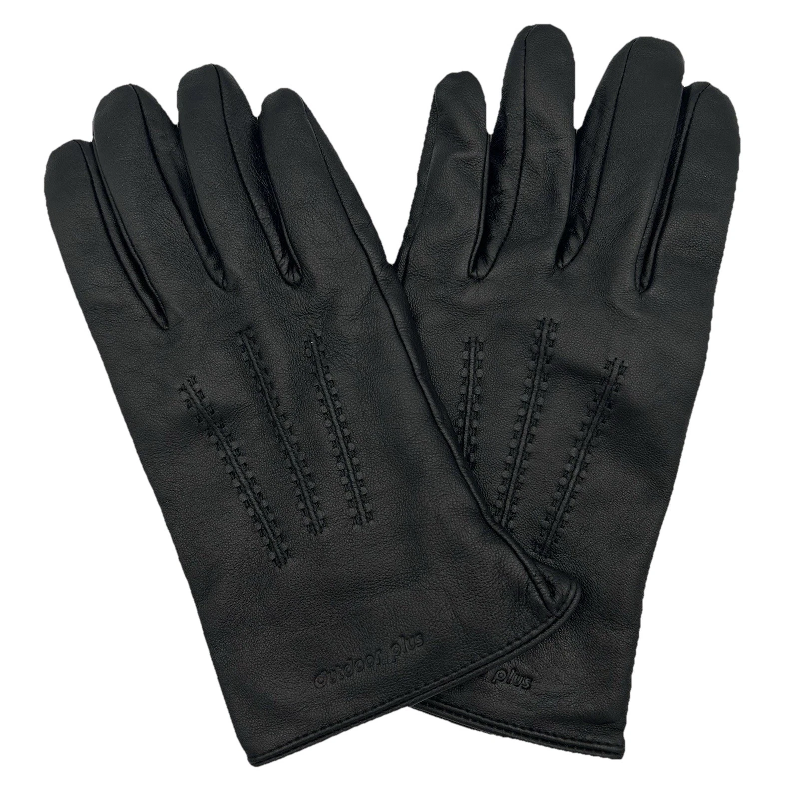 Leather Gloves Black Dress Driving Casual Soft Wool Lined Warm Men's XL