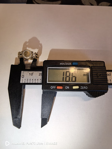 Goldring Mit Steine 585 14karat - Bild 8 von 10