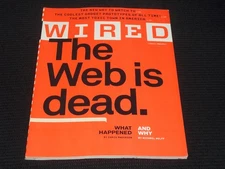 2010 SEPTEMBER WIRED MAGAZINE - THE WEB IS DEAD FRONT COVER - H 14112