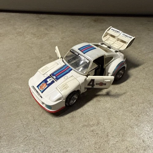 Hasbro 1984 G1 Transformers Jazz Vintage Martini Porsche Figure Incomplete