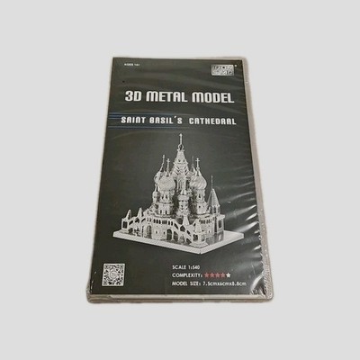 3D Metall Model Saint Basil's Cathedral