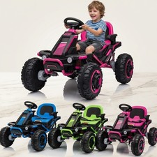 36V Kids Ride On Car Battery Power ATV Quad Car with Bluetooth Music  LED Light