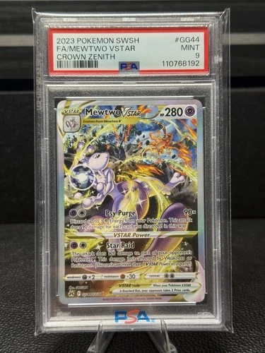 2023 Pokemon Crown Zenith Mewtwo VSTAR #GG44/GG70 PSA 9
