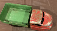 Vintage 1940s Wyandotte 12" Pressed Steel Dump Truck. Red  Green All Original