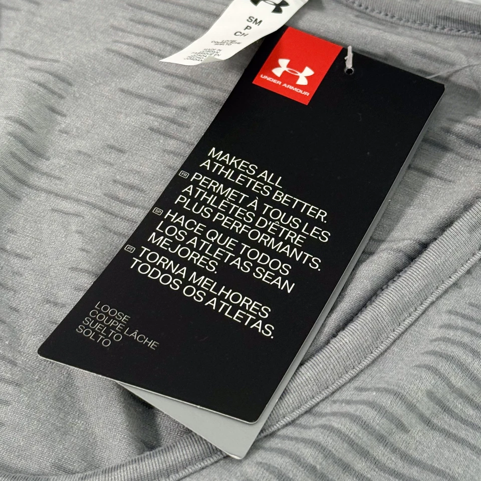 Camiseta sin mangas Under Armour UA para mujer Imparable Burnout pequeña gris - Nueva con etiquetas Foto 3 de 4