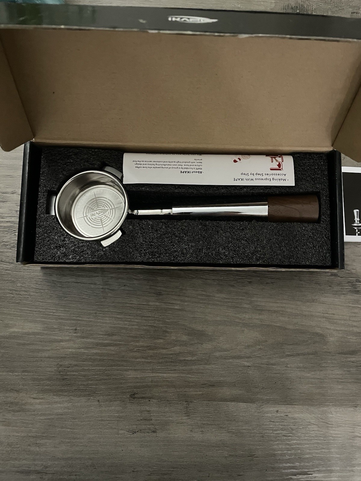 IKAPE 54mm Bottomless Portafilter with High Extraction Precision Basket