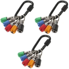 3 Sets Quick Release Bit Holder Key Chain Keychain Drill Keychains