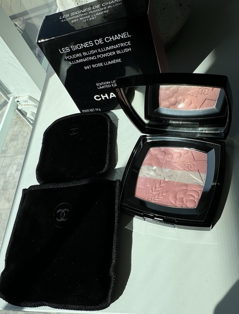 CHANEL FACE BLUSH ~ LES SIGNES #997 ROSE LUMIERE ~ NIB LIMITED