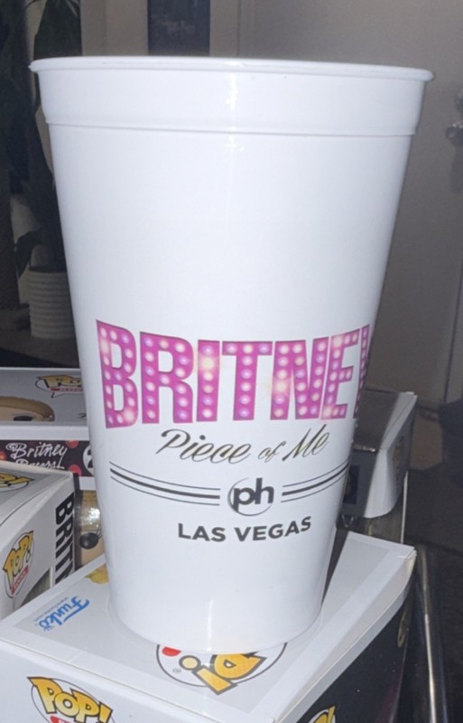 Britney Spears 2013-2014 (Piece of Me Planet Hollywood) Las Vegas Plastic Cup