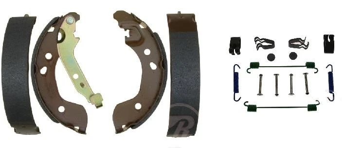 Zapata de freno tambor con kit de resorte se adapta a motor Nissan Versa y Versa Note 1.6 trasero Foto 2 de 4