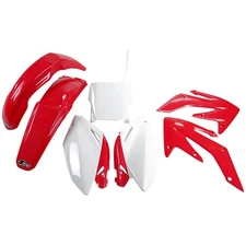 UFO Plastic Kit Set Complete Original Red White Honda CRF250R 2004-2005