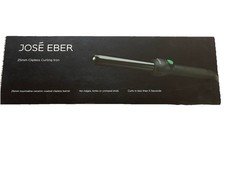 Jose Ever 25mm Tourmaline Ceramic Coated Clipless Barrel Hair Curler Black