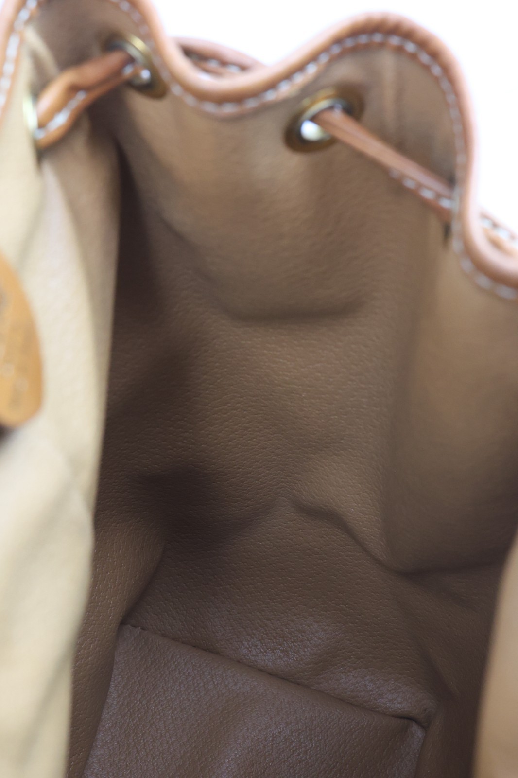 Authentic CELINE Macadam Canvas Backpack Brown PV… - image 18