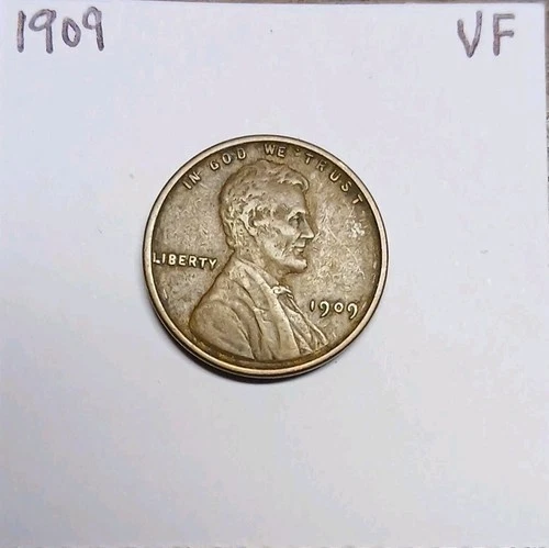 1909 (P) Lincoln Wheat Cent Very Fine Philadelphia Mint