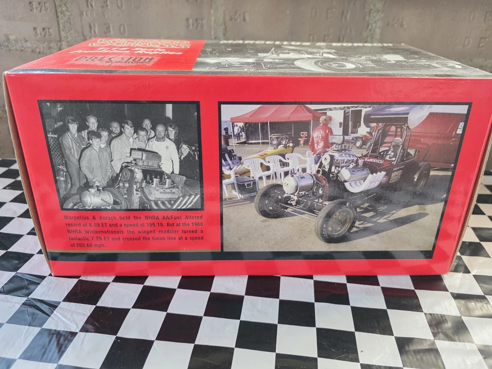 Precision Miniatures Marcellus & Borsch Winged Express 1:18 NHRA Race Dragster - Image 3 of 4