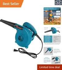 Effortless Cleaning with Lightweight 2-in-1 Leaf Blower and Vacuum - 2.3 lbs