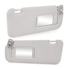 Sun Visor for Mazda 3 2010 2011 2012 2013, Gray Left 1 Pair Left Right