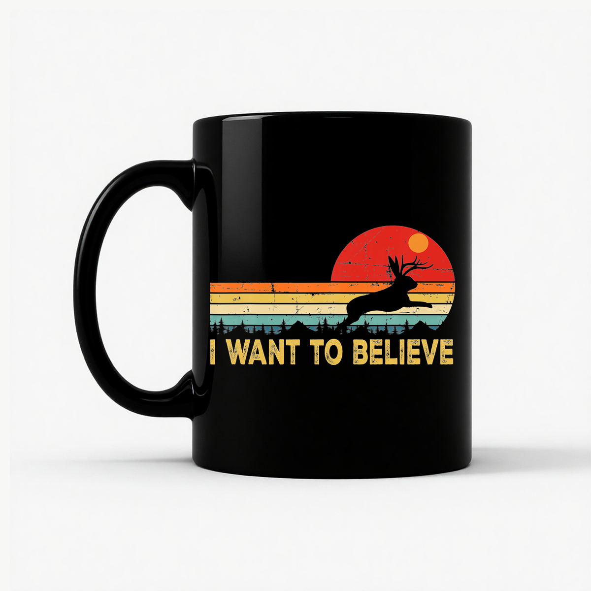 The X Files - I Want to Believe XFILES - Ceramic Coffee Mug