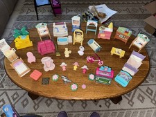 Fisher Price Loving Family dollhouse furniture & accessories lot Of 38,1 Musical