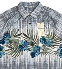 Men's Tommy Bahama Island Zone Polo Shirt Short Sleeve Medium NEW Tropical Print