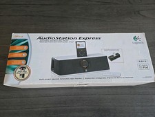 Logitech Audiostation Express Multimedia Speaker for older iPod Untested