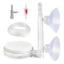 Aquarium Air Stone Disc, 1.4 Inch Nano Bubble Stone Kit Quiet Dissolved Oxyge...