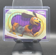 2025 Topps Chrome Pixar Slinky Dog Purple  /75 #91 Toy Story