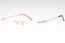NEW Charriol PC71069 C03 Shiny Pink Gold/Silver Burgundy 54mm Eyeglasses