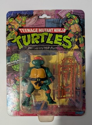 Vintage TMNT Michaelangelo 1988 10 Back Playmates Bubble Detached Rare