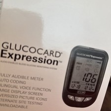 Arkray Glucocard Expression Talking Meter For GLucose Care Nobox
