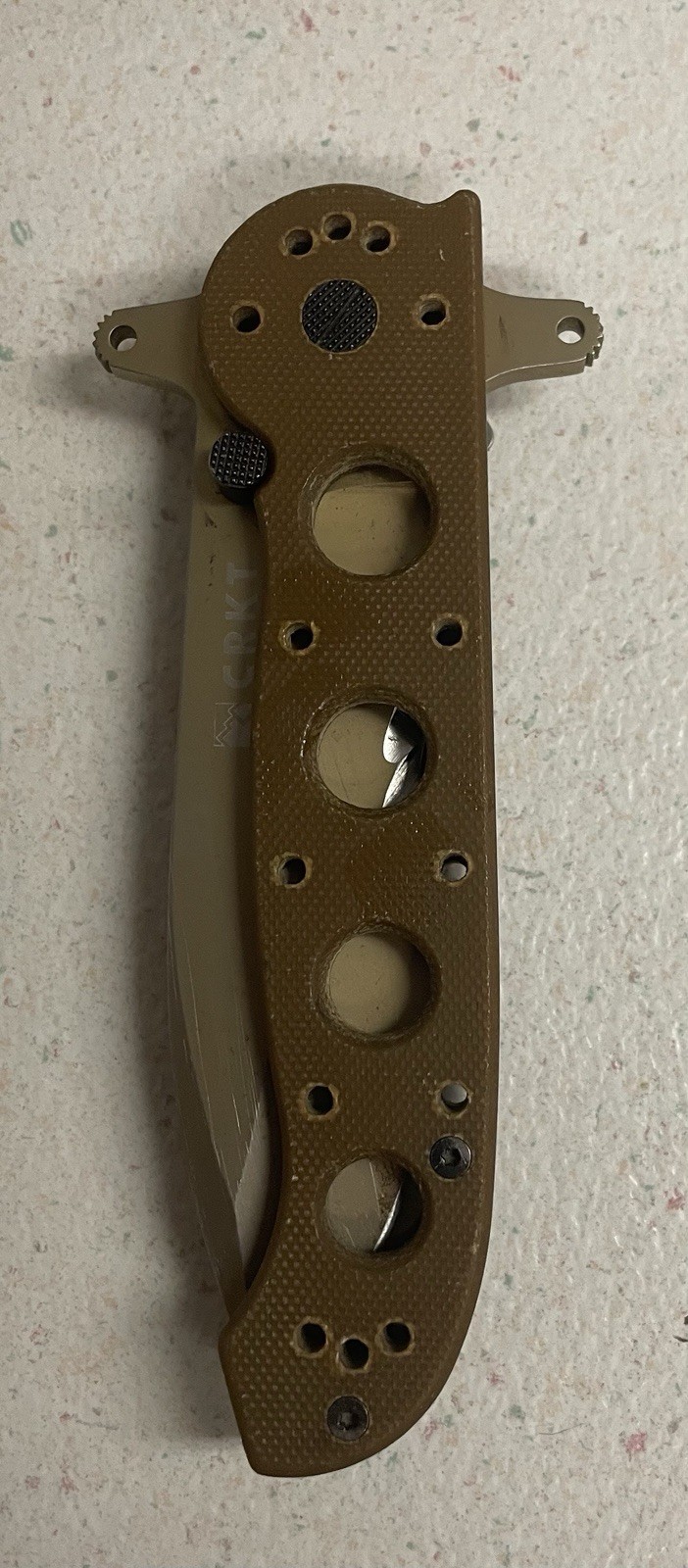 CRKT 14dfsg Knives Folder Knife G-10 Handle M16 Big Dog Special Forces De