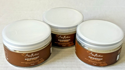 Shea Moisture 3 Pack Even & Radiant Raw Honey Daily Exfoliating Toner Pads 30 Ea