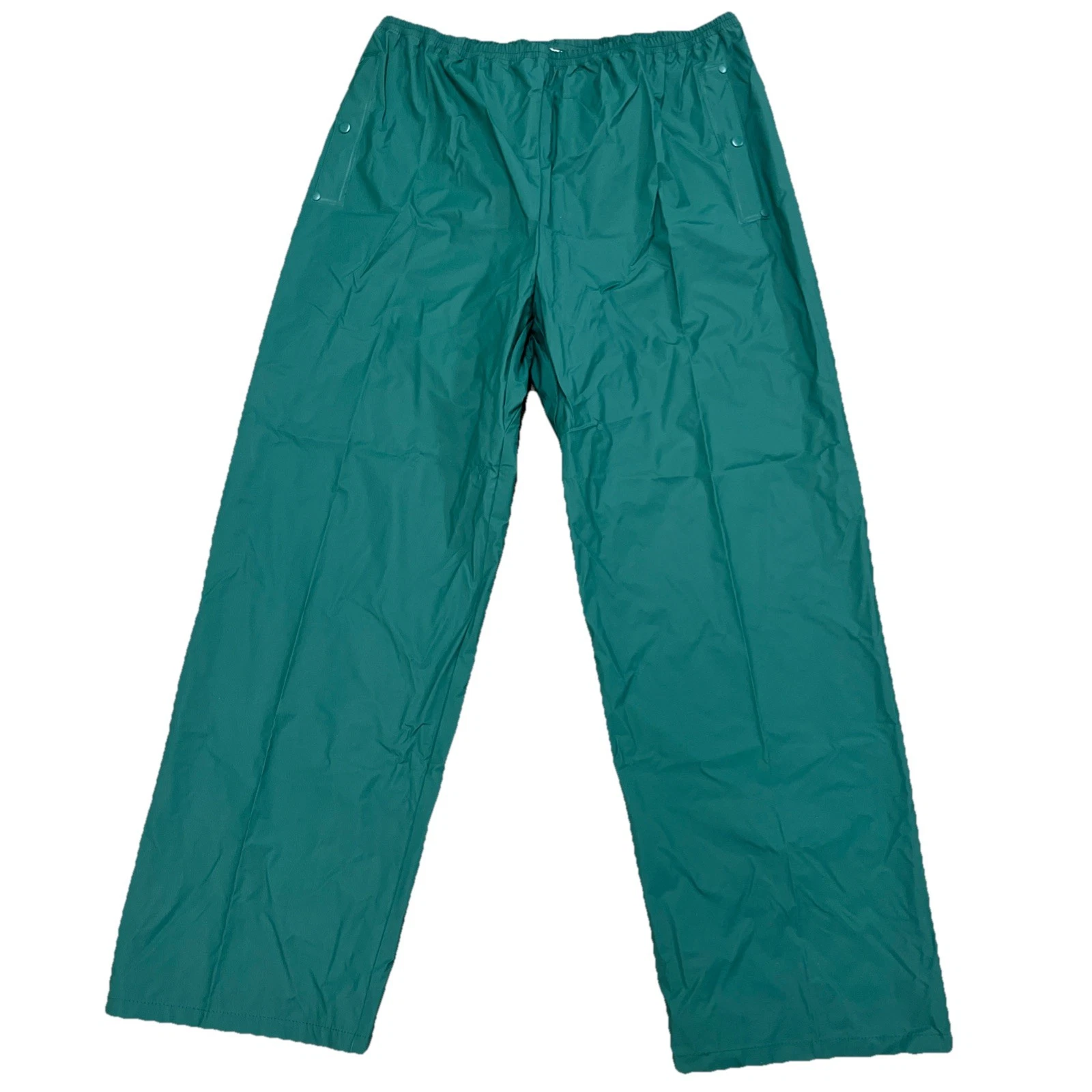 Vintage Columbia Men’s XXL PVC Rain Pants RM0120 Rain Storm Waterproof Green