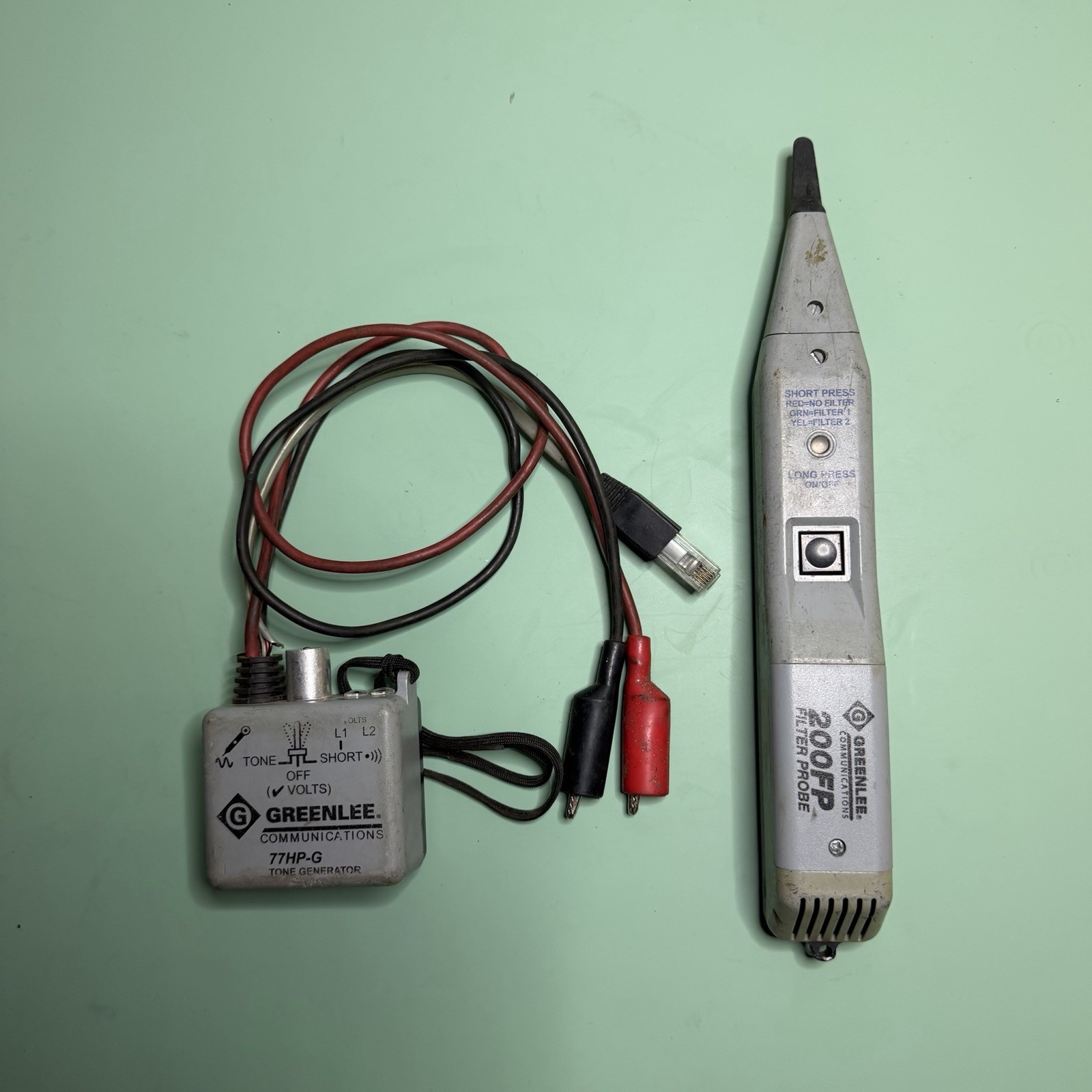Greenlee 200FP Tone Probe & 77HP-G Toner