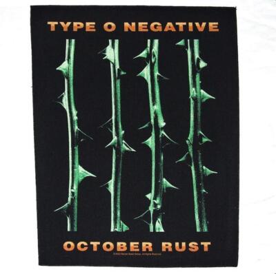 Type O Negative October Rust Large Back Patch Heavy Metal