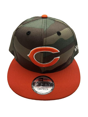 Casquette Snapback New Era Chicago Bears 2023 - Taille Unique, Orange/marine, Neuve