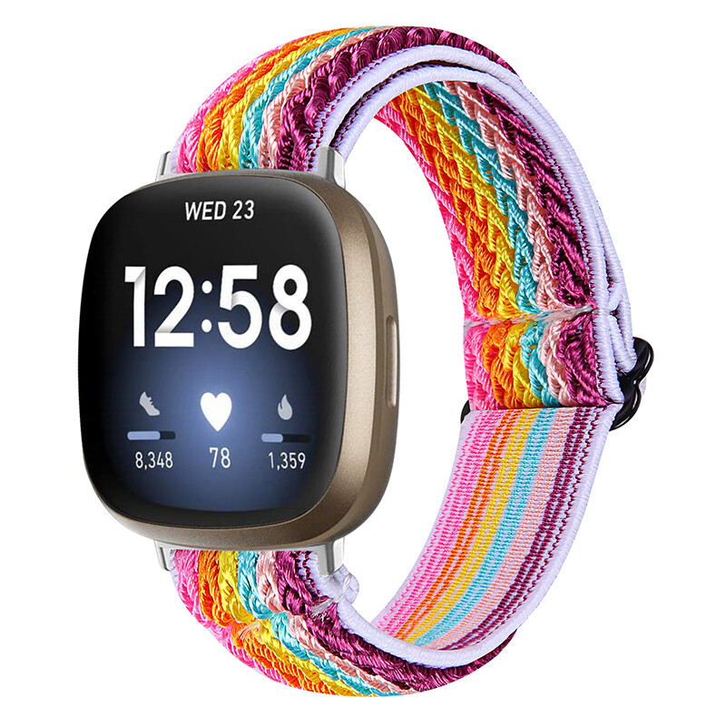 Oielai 4 Stück Kompatibel Mit Fitbit Versa 4 Armband/Fitbit Versa 3 Lavendel Violett