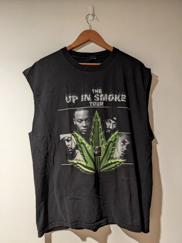 Y2K The Up in Smoke Tour Dr. Dre Eminem Snoop Ice Cu Vintage vintage concert t-shirt, vintage, size L, single stitch, B+ condition