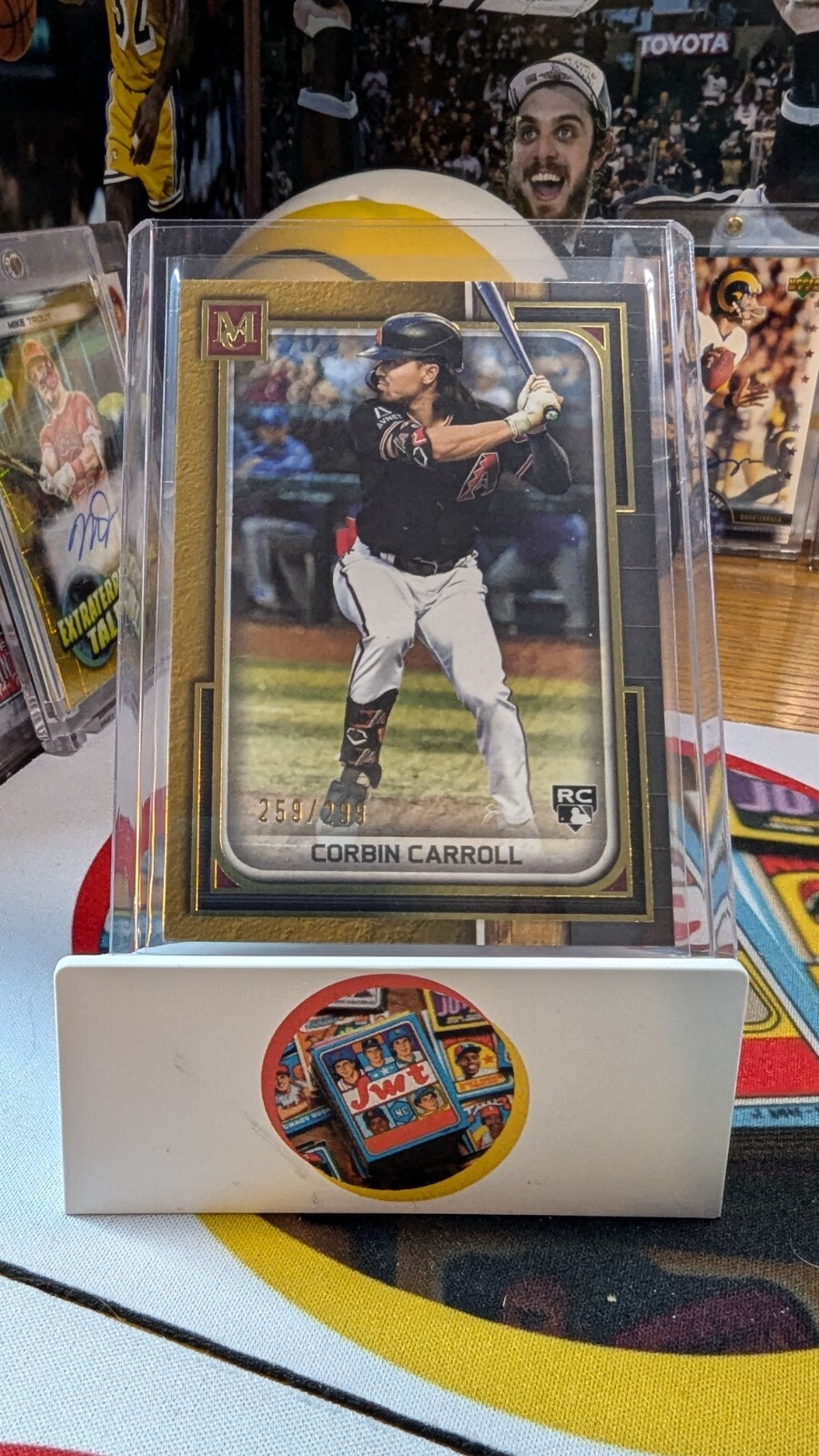 2023 Topps Museum Collection - Gold #63 Corbin Carroll /299 (RC)