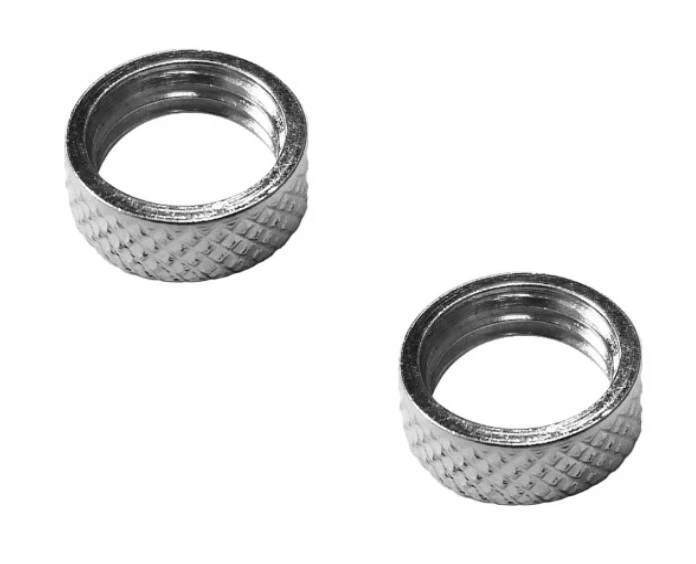 Schwalbe 2 x Fahhrad Felgenmutter AV / DV Auto- und Dunlopventil Überwurfmutter