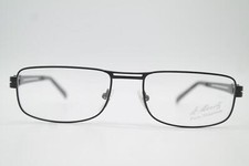Glasses St. Moritz 4787 Titanium Black Silver Oval Frame New