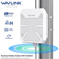 AX3000 Dual Band 2.4G 5G WiFi 6 Outdoor WiFi Mesh Extender IP67 Weatherproof