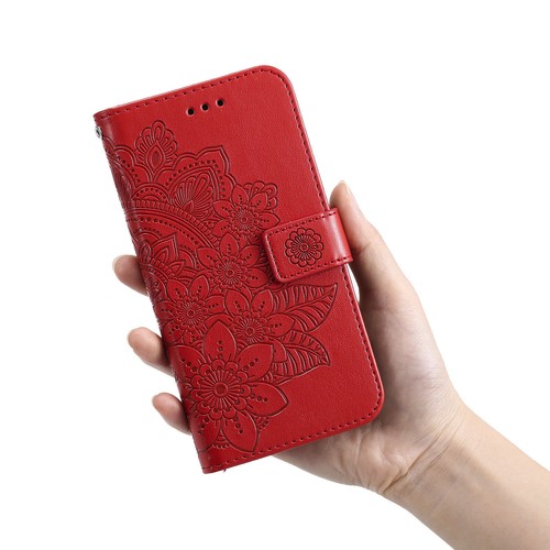 Flower Leather Wallet Phone Case for Xiaomi 13T 14 Pro Redmi Note 12 13C K70 - Zdjęcie 9 z 17