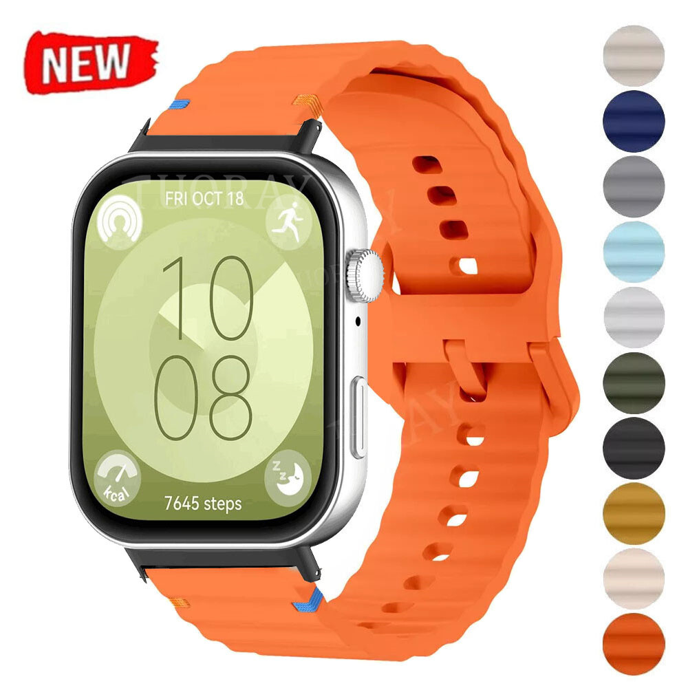 For HUAWEI WATCH FIT 3/2 Smart Watches Strap Silicone Band Replacement Bracelet