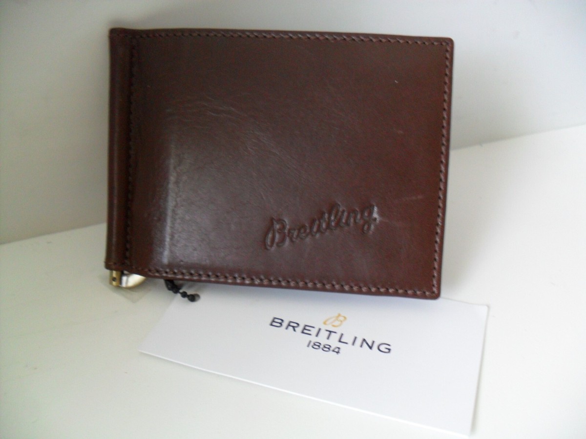 Breitling マネークリップ　ウォレット Breitling Watch Card Wallet With Money Clip - 8 Card Sleeves